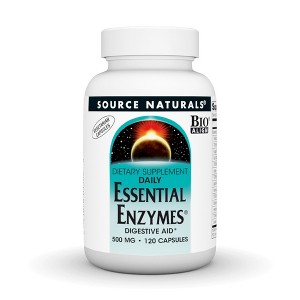 Daily Essential Enzymes Vegetarian 500mg VegCap by Source Naturals, Inc.  -  120 VegCap - 1 of 3