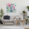 Stupell Industries Delicate Rainy Flowers Pink Peonies Painterly Illustration Canvas Wall Art - 2 of 4