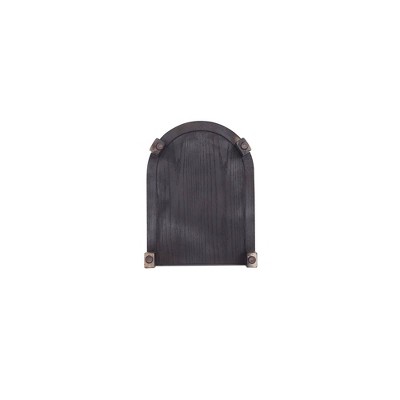 Tahitian Resort-Inspired Black & Natural Rattan End Table Set