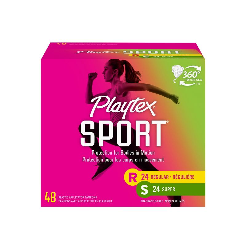 Playtex Sports Plastic Unscented Multipack Tampons, 1 of 11