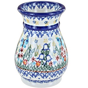 Blue Rose Polish Pottery 216 Vena Small Vase - 1 of 1