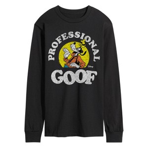 Men's - Disney - Professional Goof Long Sleeve Graphic T-Shirt - 1 of 3