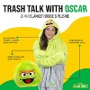 Sesame Street | Oscar the Grouch Adult Snugible 2-in-1 Blanket Hoodie & Pillow - 2 of 4