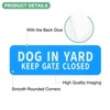 Unique Bargains Acrylic Safety Durable Indoor Outdoor Dog in Yard Signs 3x9 Inch - 2 of 4