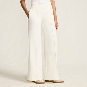 Lands' End Women's Starfish High Rise Palazzo Pants - 1 of 4