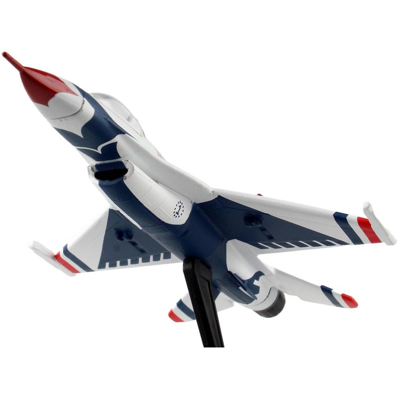 Lockheed Martin F-16 Fighting Falcon Fighter Aircraft "Thunderbirds" USAF 1/126 Diecast Model Airplane by Postage Stamp, 4 of 6