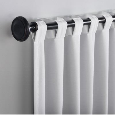Pearl Velvet 96" Blackout Back Tab Curtain Panel