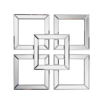 Howard Elliott 16"x16" Layered Mirrored Squares Mirror
