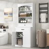 Whisen Bathroom Storage Cabinet with 2 Doors, Drawers & Shelves - 4 of 4