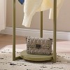 Kings Brand Furniture Suit Valet Stand – Coat Rack with Rods, Storage Trays & Hanger, Freestanding Organizer for Bedrooms & Entryways - 4 of 4