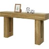 63" Long Console Table for Entryway, Wood Rectangular Sofa Table Behind The Couch - 2 of 4