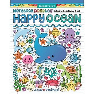 Notebook Doodles Happy Ocean - by  Jess Volinski (Paperback)