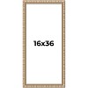 PosterPalooza | 16x36 Modern Bamboo Picture Frame, UV Acrylic, 5 Finishes - 2 of 4