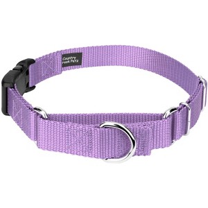 Country Brook Petz Heavy Duty Nylon Martingale Dog Collar with Deluxe Buckle - 30+ Vibrant Color Options - 1 of 4