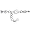 EVERLY JEWELRY | Sterling Silver 2.5mm Rope and 5mm Bead Bracelet - 7.5 in - 2 of 4