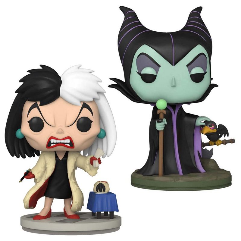 Funko 2 pack Disney Villains: Cruella & Maleficent #1082 #1083, 1 of 4