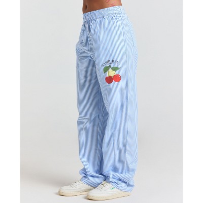 Samii Ryan | Smiley® Freshly Picked Poplin Pant, Blue, Medium, 3