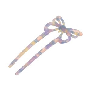 Unique Bargains Women's Butterfly Hair Stick Fork Pins 1 Pc - 1 of 4