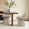 Spruce&Spring Swivel Dining Chair with High Curved Back & Conical Base - 3 of 4