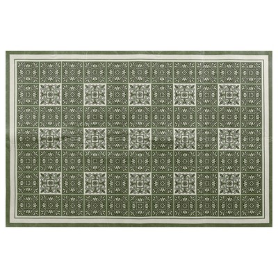 Unique Bargains Furniture Drawer EVA Kitchen Non-Slip Shelf Liner Mat Grass  Green 59.05x19.69 inches