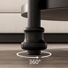 COZONY Round End Table with Storage Shelves, 3-Tier Rustic Farmhouse Side Table with Metal Legs, Accent Nightstand for Living Room Bedroom - 4 of 4