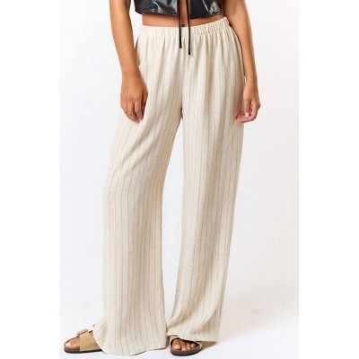 Women's Lenore Linen Wide Leg Pants - Blue Blush