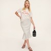 Women's Mini Polka Dot Linen Fit and Flare Midi Skirt - kate spade new york x Target Cream/Black - 3 of 4