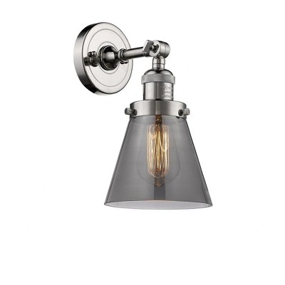 Cone - 1 Light Wall Sconce In Industrial Style-10 Inches Tall and 6.25 Inches Wide