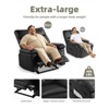 Oversized Wide Recliner Chair with Heat & Massage - PU Leather Manual Recliner for Adults, Comfort Lazy Chair with 1.5X Sponge Filling - 3 of 4