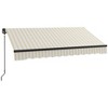 Outsunny Retractable Awning Sunshade Shelter with Manual Crank Handle - 4 of 4