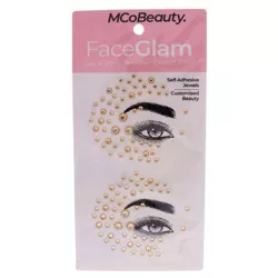 Face Glam Eye and Body Jewels - Dessert Rose by MCoBeauty for Women - 1 Pc Glitter