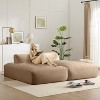 TIRAMISUBEST 90.0" Cloud Couch Upholstered Sectional Sofa Oversized Modular Boucle Sectional Floor Couch, 2 PC Free Combination, Living Room - 3 of 4
