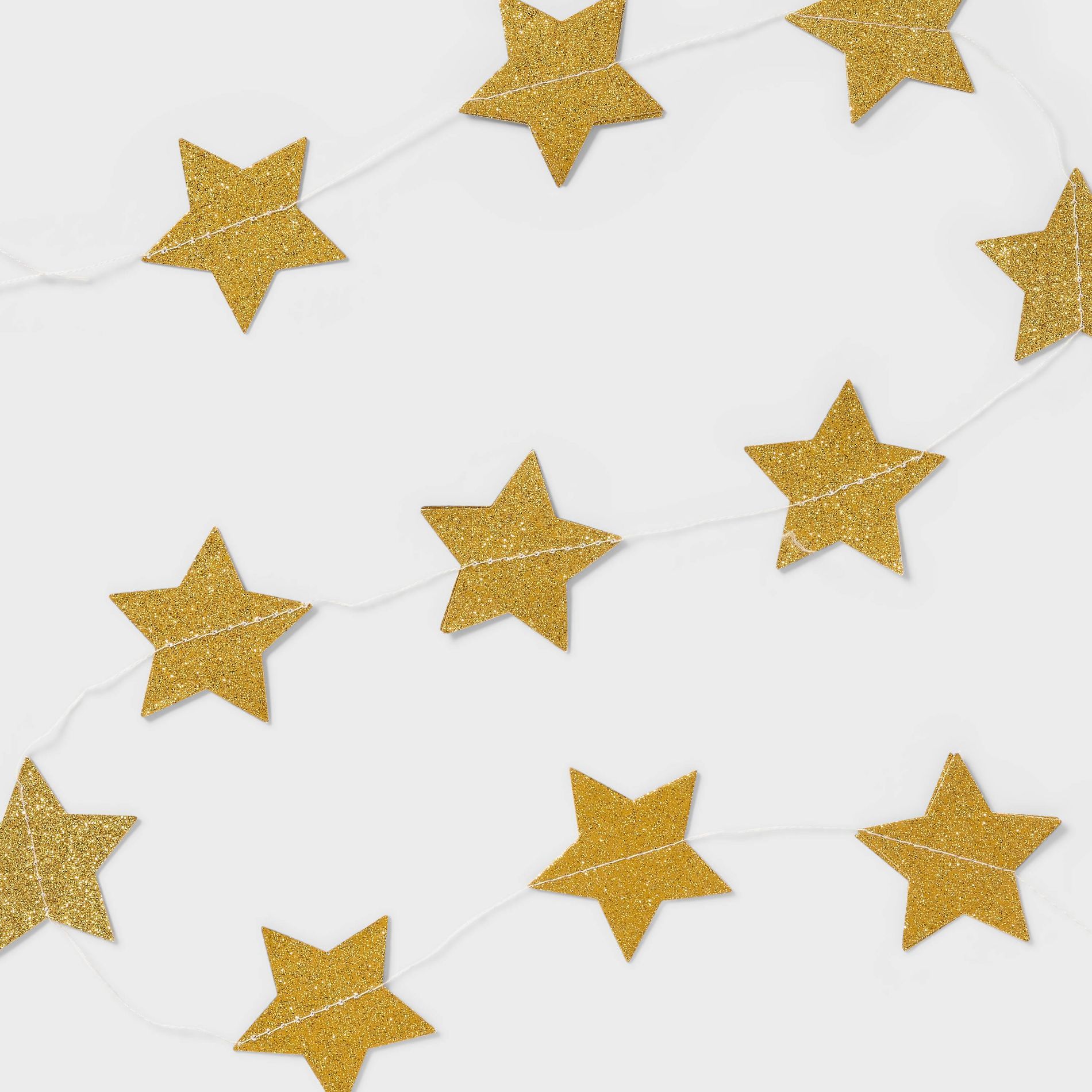 New Year's Eve Gold Stars Paper Garland - Spritz™