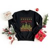 Simply Sage Market Women's Graphic Sweatshirt Rockin' Around Tree - XL - Midnight - image 2 of 2