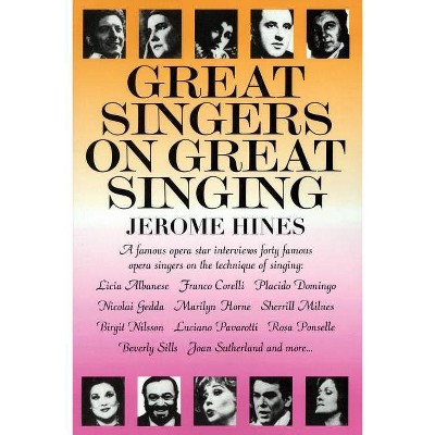 Great Singers on Great Singing - (Limelight) by  Jerome Hines (Paperback)