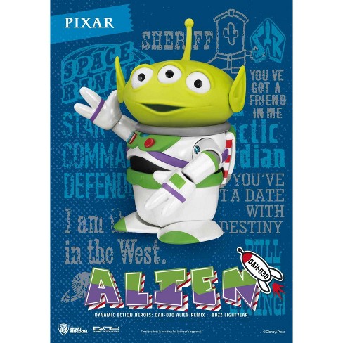 Pixar Toy Story Alien Remix Buzz Lightyear Figure Green