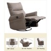 Rocking Recliner Chair With Side Pockets 360° Rotation Reclining Sofa Chair, Swivel Armchair Reading Chair For Living Room, Theater, Bedroom - 2 of 4