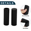 Unique Bargains Bike Handlebar Grips Covers 3.54" Black 1 Pair - 3 of 4