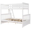 NicBex Twin over Full Bunk Bed Pine Bed Frame with 2 Drawers, Inclined Ladder and Full Length Guardrails, No Box Spring Required - 4 of 4