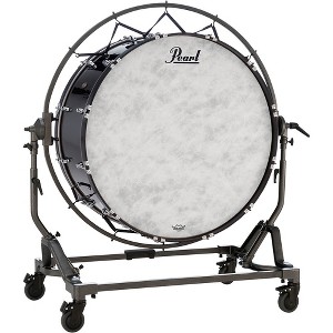Pearl Concert Bass Drum with Suspension Stand 36 x 16 in. Midnight Black - 1 of 4