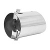 Unique Bargains Universal Car Vehicle Stainless Steel Chrome Exhaust Rear Tail Muffler Tip Pipe Fit Diameter 1.25" to 2" 1pcs - 4 of 4