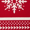 NORDIC SNOWFLAKE STRIPE JACQUARD PLACEMAT SET/4 - 2 of 4