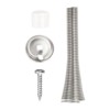 Unique Bargains Spring Steel Rubber Head Anti-Rust Plating Door Stop 6 Pcs - 4 of 4