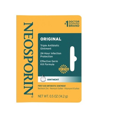 Neosporin 24 Hour Infection Protection First Aid Antibiotic Ointment - 0.5oz