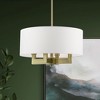 Livex Lighting Cresthaven 4 - Light Chandelier in  Antique Brass - 2 of 4