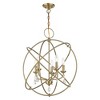 Livex Lighting Aria 5 - Light Chandelier in  Antique Brass - 4 of 4