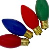 Northlight Pack of 4 Multi-Colored C9 Opaque Christmas Replacement Bulbs - 2 of 3
