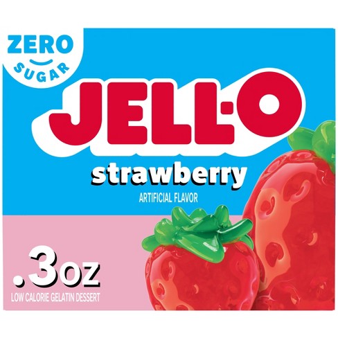JELL-O Sugar-Free Strawberry Gelatin - 0.3oz - image 1 of 4
