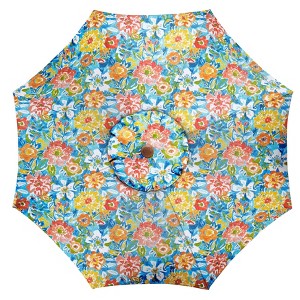 BrylaneHome 71/2’ Tilt-And-Crank Umbrella - 1 of 4