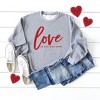 Simply Sage Market Women's Graphic Sweatshirt Love Is All You Need - 2 of 4